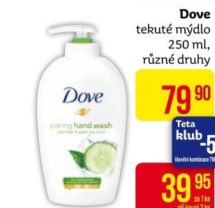 Tekuté mýdlo Dove