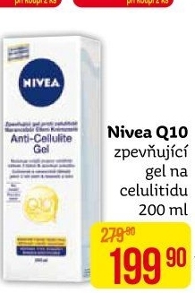 Gel zpevňující proti celulitidě Nivea Q10 Plus