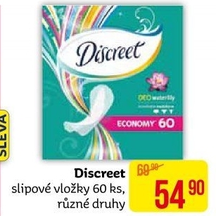 Vložky dámské slipové Discreet