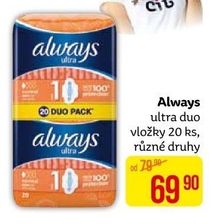 Vložky dámské Ultra Always