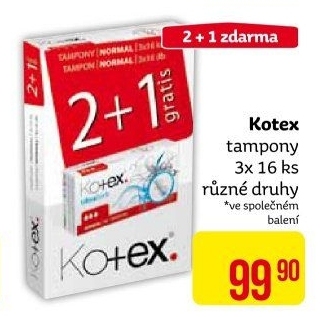 Tampony Kotex