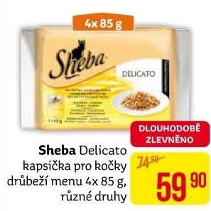 Kapsičky pro kočky Delicato Sheba