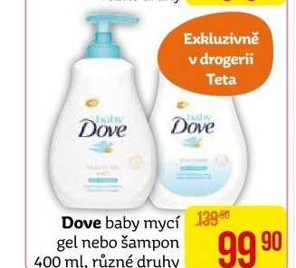 Mycí gel Baby Dove