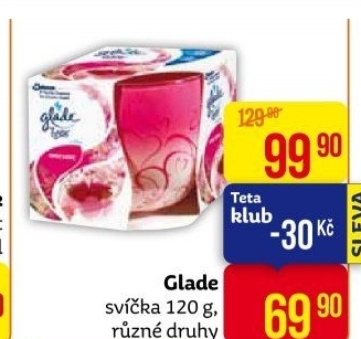 Vonná svíčka Glade by Brise