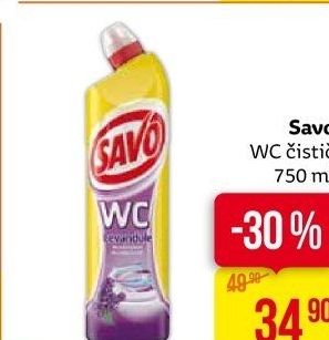 Gelový čistič WC Savo