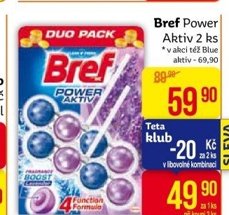 WC blok tuhý Power Aktiv Bref