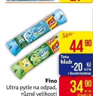Zatahovací pytle na odpadky Ultra Fino
