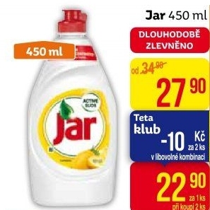 Prostředek na nádobí Jar