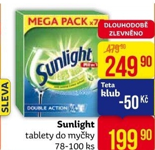 Kapsle do myčky Sunlight