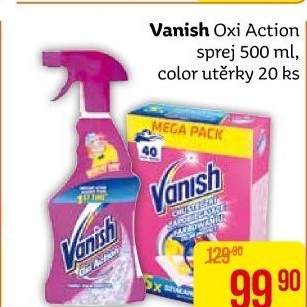 Odstraňovač skvrn ve spreji Oxi Action Vanish