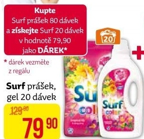 Prací prášek Surf