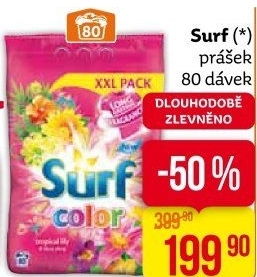 Prací prášek Surf