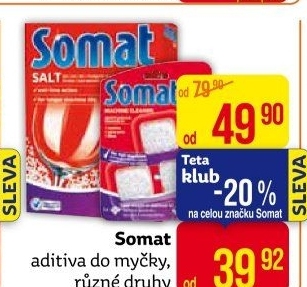 Prostředky do myčky Somat