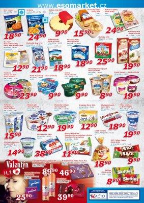 akční leták ESO MARKET 14.2.2018-25.2.2018