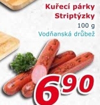 Párky kuřecí striptýzky Vodňanské kuře