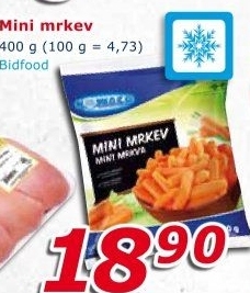 Mrkev mini mražená Nowaco