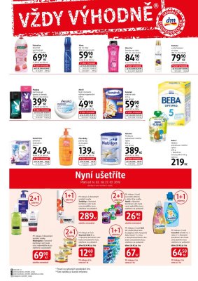 akční leták dm drogerie 14.2.2018-13.3.2018