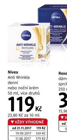 Krém pleťový proti vráskám Anti - Wrinkle Nivea