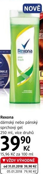 Sprchový gel Rexona