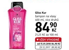 Šampon Gliss Kur Schwarzkopf
