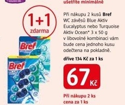 WC blok tuhý Blue Aktiv Bref