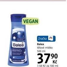 Tělové mléko Balea