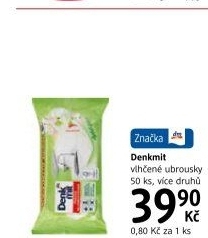 Vlhčené čisticí ubrousky Denkmit