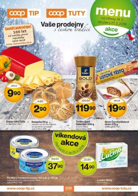 akční leták COOP 14.2.2018-27.2.2018
