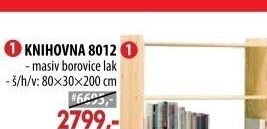 Knihovna 8012 lakovaná