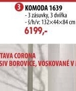Komoda CORONA vosk 1639