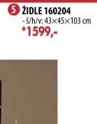 Židle CORONA vosk 160204