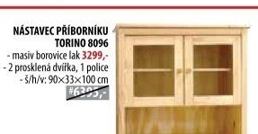 Nástavec příborníku TORINO
