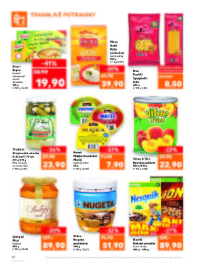 akční leták Kaufland 22.2.2018-28.2.2018