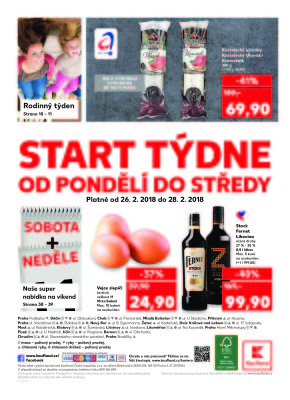 akční leták Kaufland 22.2.2018-28.2.2018