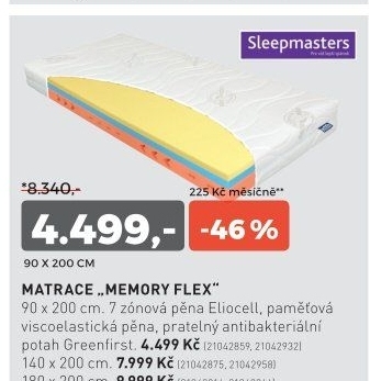 Matrace MEMORY FLEX