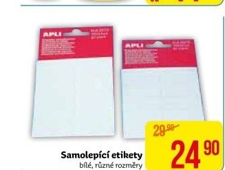 Samolepící etikety Apli