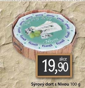 Sýrový dort tavený s nivou Madeta