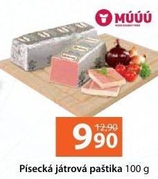 Paštika játrová písecká Maso uzeniny Písek