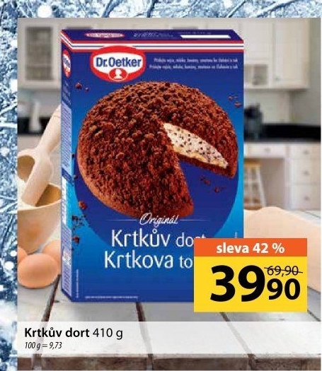 Směs na krtkův dort Dr. Oetker