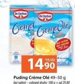 Pudink Créme Olé Dr. Oetker