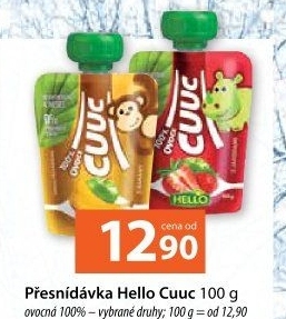 Ovocná kapsička 100% Hello CUUC