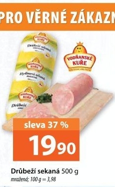 Sekaná drůbeží mražená Vodňanské kuře
