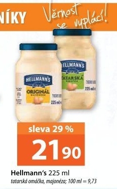 Tatarská omáčka Hellmann's