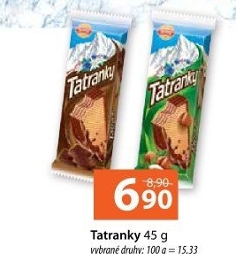Oplatky Tatranky Sedita