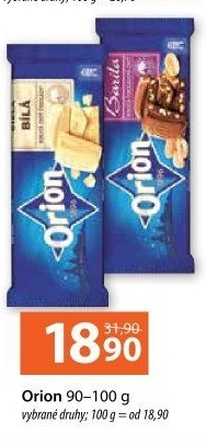 Čokoláda Orion