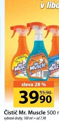Čistič Mr.Muscle