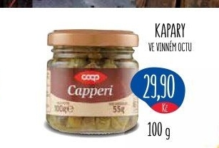 Kapary ve vinném octě Coop