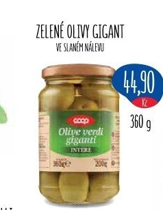 Olivy zelené Coop