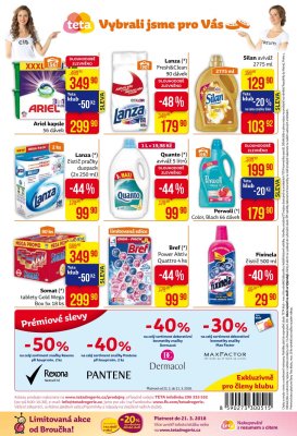 akční leták Teta drogerie 22.2.2018-3.3.2018