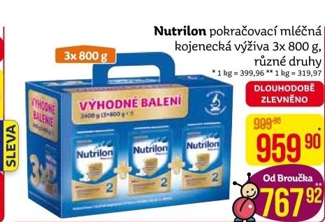 Kojenecké mléko Nutrilon